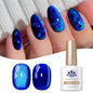 Blushimmer BORN PRETTY 10ml purple grape cat magnetic gel nail polish with fruit-inspired design and glass beads for nail art.