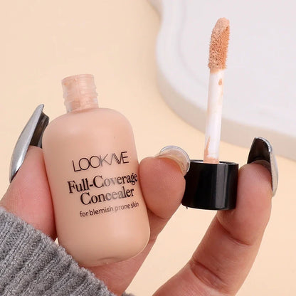 Blushimmer waterproof matte concealer cream for full coverage, acne, dark circles, and oil control in liquid foundation facial makeup.