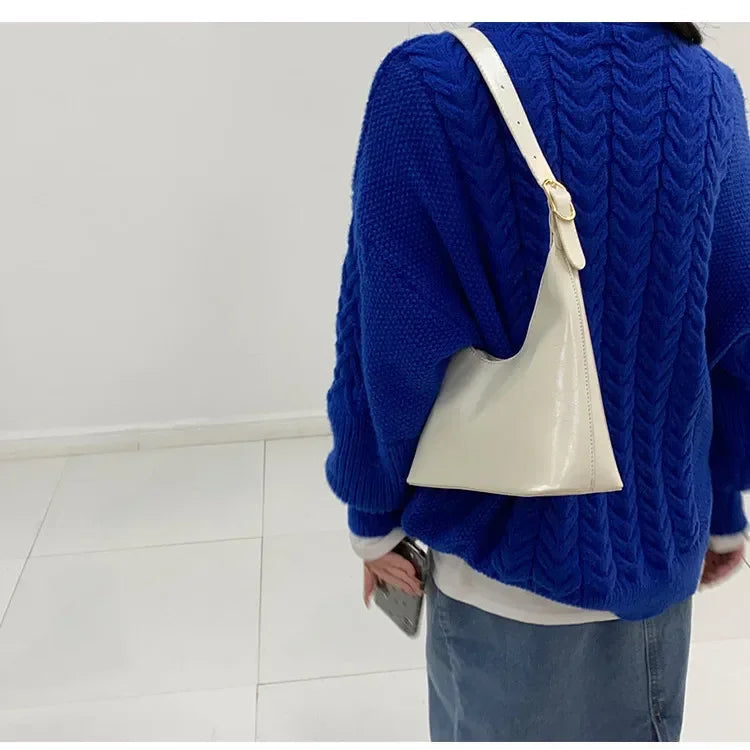 Women's Handbags Spring Summer Shoulder Bag Avocado Green Bag Fashion Commuter Portable Underarm Hobo Bolsas Para Mujeres