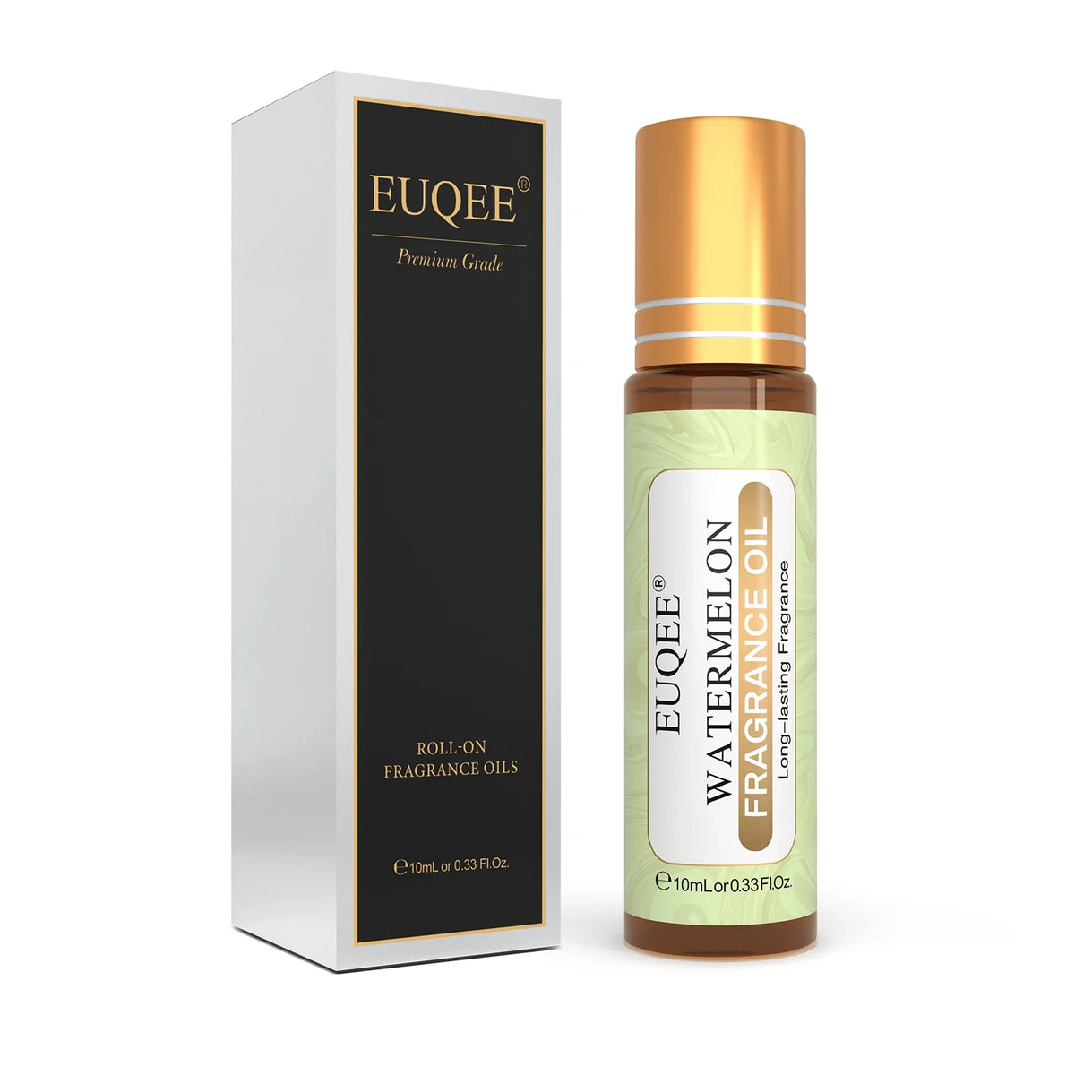 EUQEE 10ml fragrance oil roll-on by Blushimmer with La Vie Est Belle, Chance, J'adore, cotton, strawberry, and mango scent for men and women