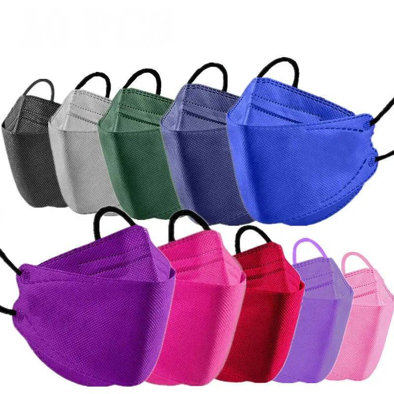 KN95 FFP2 CE 15 Color Wholesale Fish Mask  Hygienic Mascarillas Protective Respirator Anti-Fog Adult FPP2 Reusable Masques