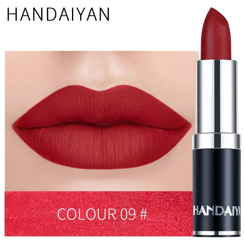 Blushimmer Handaiyan 12-color matte velvet lipstick set with waterproof, long-lasting, non-stick cup and vibrant lipstick shades