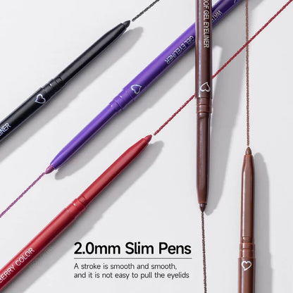 Blushimmer waterproof matte eyeliner pen with quick-dry, long-lasting formula and smooth application for versatile eye makeup.