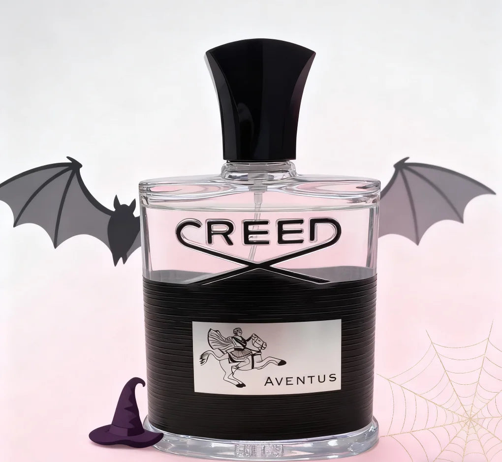 Blushimmer Creed Aventus 120ml luxury cologne bottle, limited edition long-lasting fresh scent for men, displayed on a white background