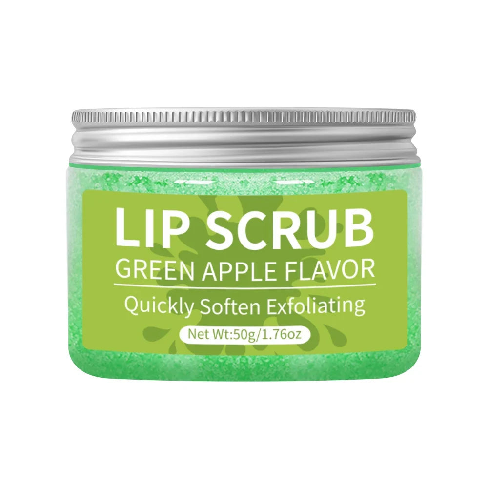 Blushimmer Hllozzi 50g lip scrub with jojoba oil, vitamin C, watermelon, coconut, and apple for hydrating, moisturizing lips.