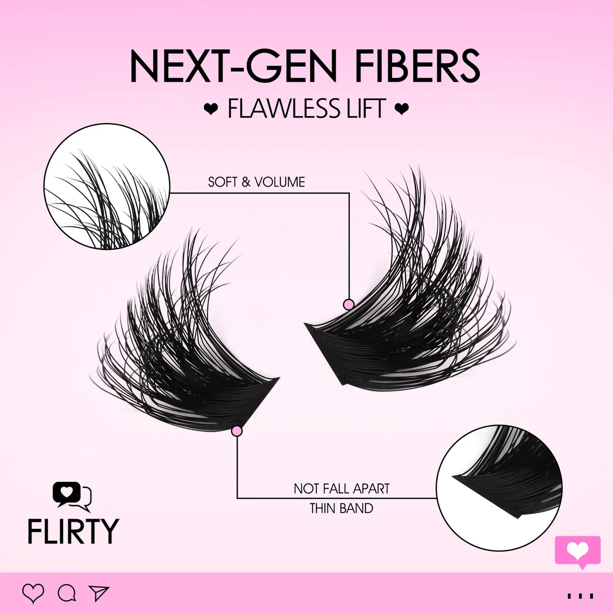 Blushimmer WOSHEER eyelash clusters kit with thick individual faux mink lashes, lash bond, seal, and remover, for DIY eyelash extensions.