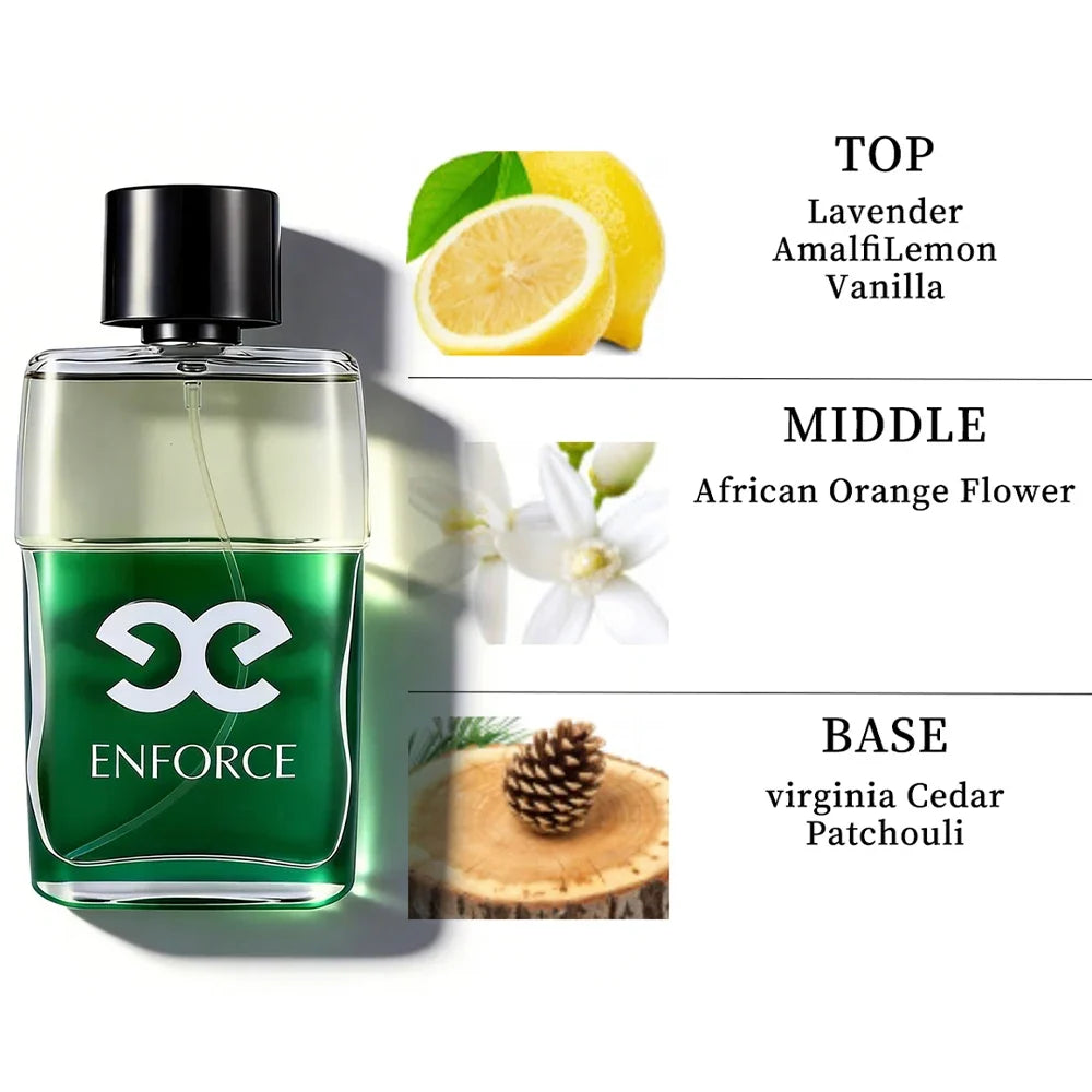 Blushimmer men's 3.4 oz Eau De Toilette spray with lemon, pepper, and vetiver, ideal for dating, long-lasting fragrance.