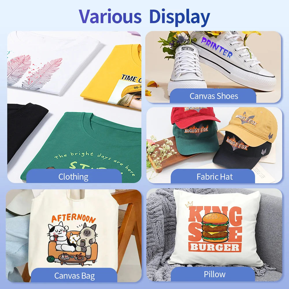 OYfame A3+DTF Printer impresora dtf a3 For Epson XP600 Directly To Film Textile A3 t shirt printing Machine A3 with dtf oven