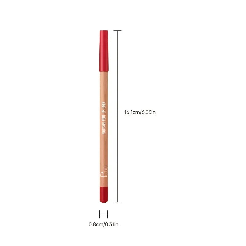 Blushimmer matte nude lip liner pencil with long-lasting, waterproof, smudge-proof, precise tip and smooth creamy texture.