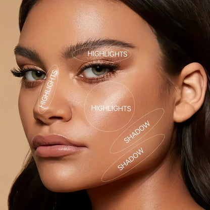 Blushimmer waterproof foundation and concealer stick, long-lasting, sweatproof, natural-looking makeup product with smooth application