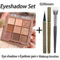 Blushimmer Slim Waterproof Eyeliner Pen in Brown, long-lasting, sweat-proof liquid eyeliner for precise eye definition.
