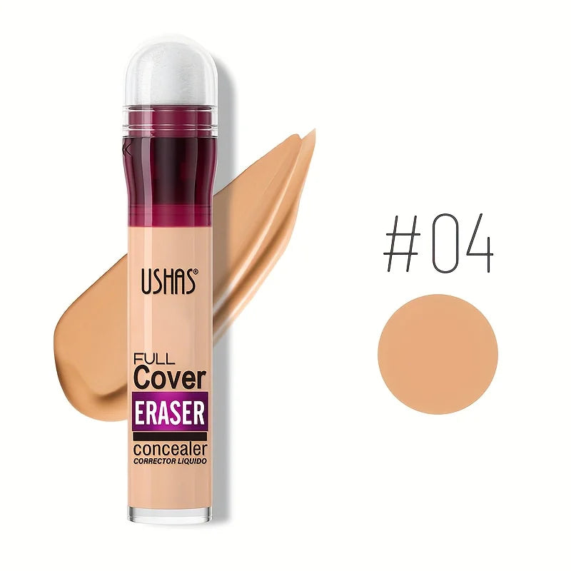 Blushimmer sponge head concealer for dark circles, freckles, acne, and pigmentation, with long-lasting, moisturizing liquid foundation.