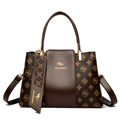 LPO fashion print shoulder crossbody handbag with colorful design, featuring a stylish strap and compact size for everyday use.