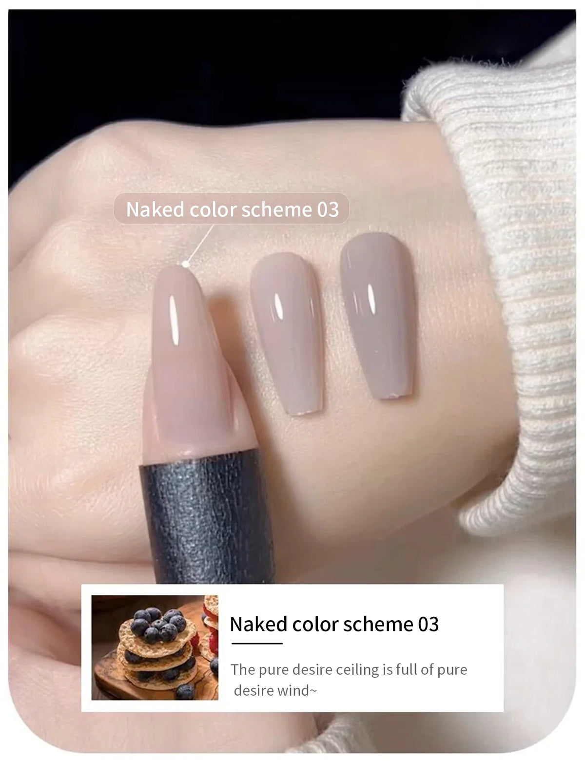 Blushimmer Mianel 12ml Japanese-style fairy gel nail polish in white, pink, nude, and clear shades for summer pink nails.