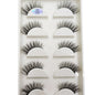 Set of 5 pairs of Blushimmer 3D faux mink false eyelashes with wispy, natural-looking, thick, soft, and lightweight design for makeup.