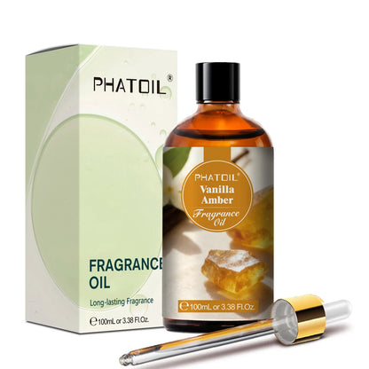 Blushimmer PHATOIL 100ml aroma fragrance oil with fresh linen and bubble gum scents, ideal for skin, candles, and aromatherapy.