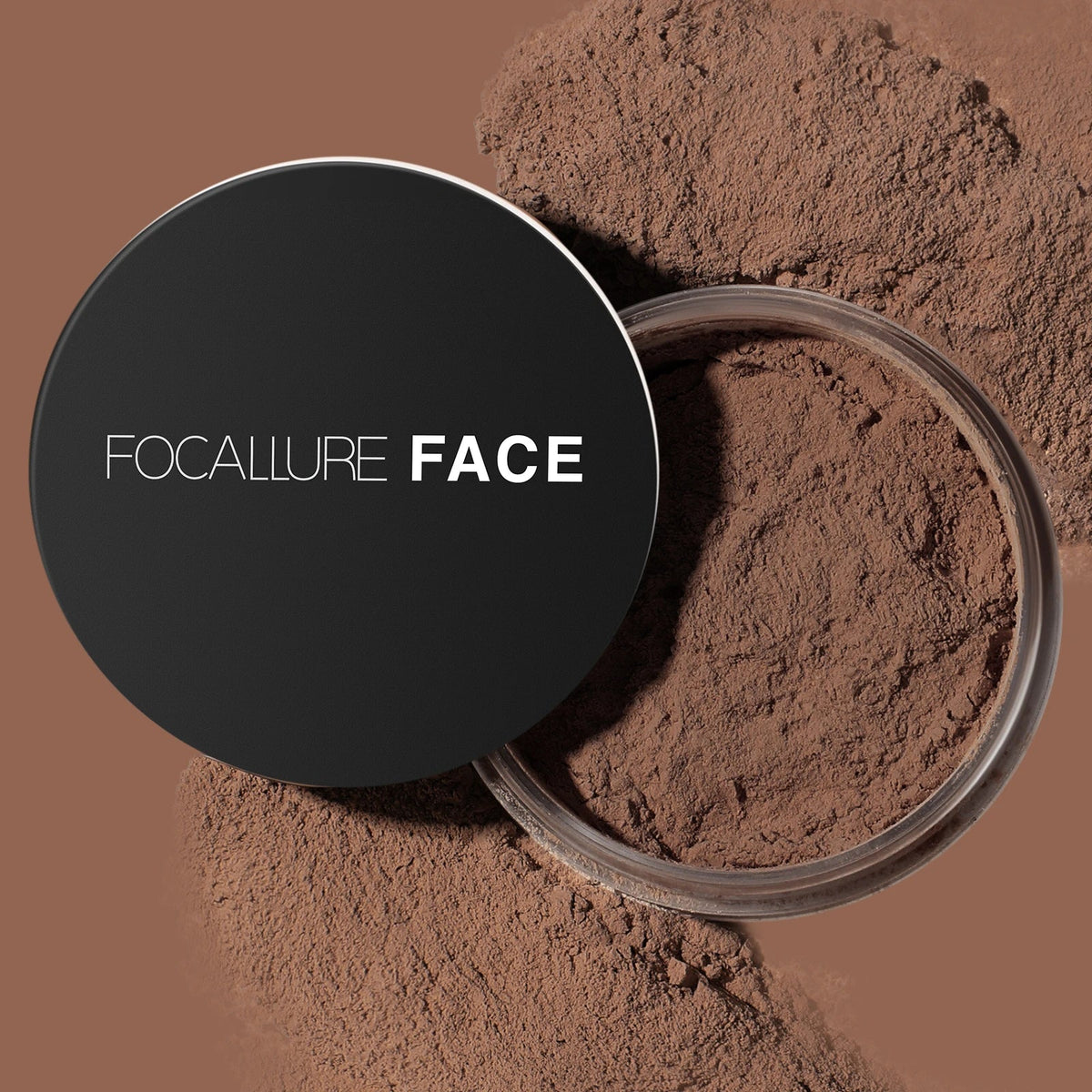 Blushimmer Focallure Invisible Finish Loose Setting Powder in translucent, soft face makeup powder for oil control and a natural look.