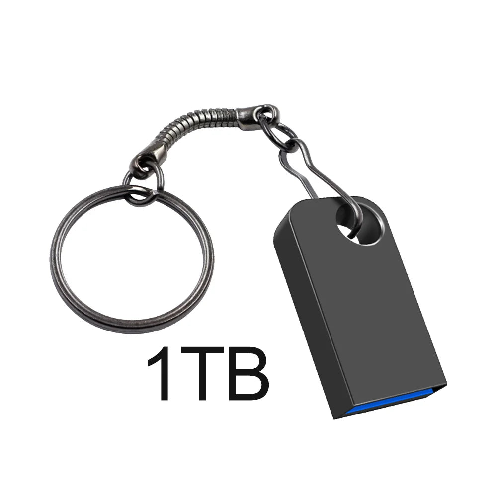 Super Mini Pendrive USB 3.0 Metal 128GB USB Flash Drive 512GB Pen Drive Waterproof Memoria Storage U Disk Flash Memory Stick 2TB