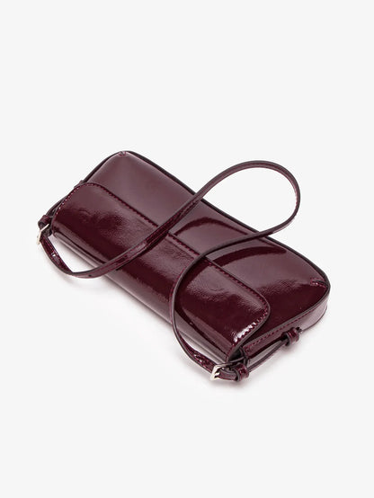 Shiny women's crossbody shoulder bag by NNEOBA with sleek design, adjustable strap, and shiny finish for stylish everyday use.