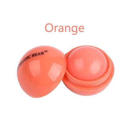 Blushimmer cute ball-shaped lip balm with hydrating formula, soothing lip plumper, and non-stick cup for frost crack prevention.