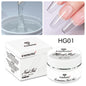 Blushimmer 30ml milky white hard gel for nail extensions, self-leveling builder and reinforcement gel for camouflage manicures.
