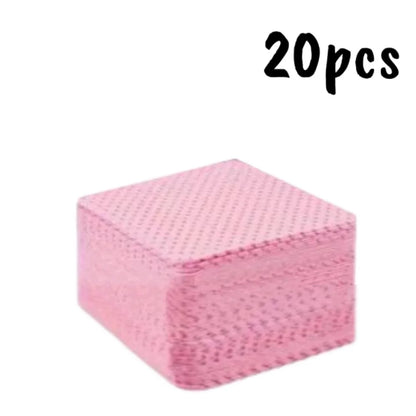 Blushimmer lint-free nail wipes and gel cleansing tissues for professional nail polish removal and beauty cleaning.