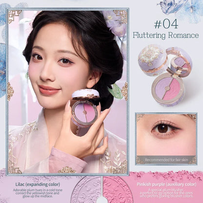 Blushimmer Flower Knows Butterfly Cloud Collar Collection Rouge Box with Highlighting and Blush Duo Powder, 6g