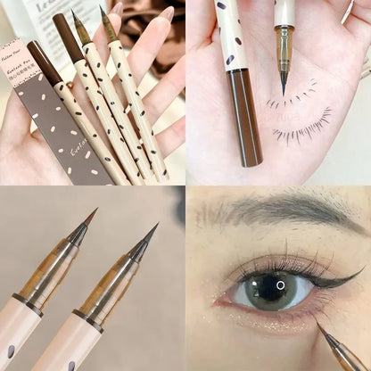 Blushimmer ultra-thin liquid eyeliner pen for upper and lower lashes, waterproof and smooth for precise application