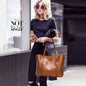 Vintage Leather Shoulder Handbag