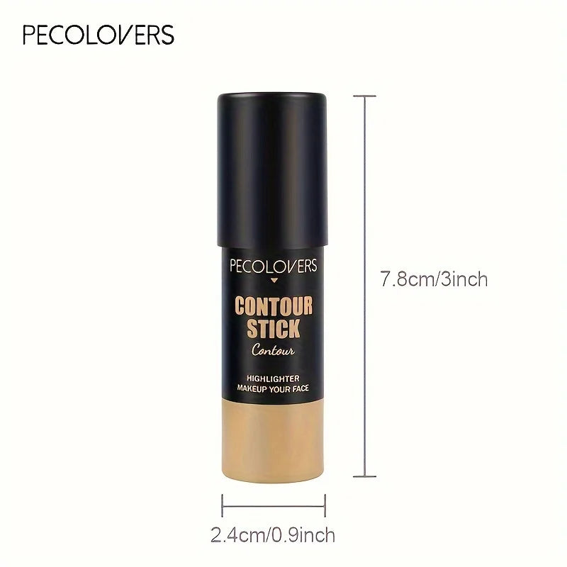 Blushimmer highlighter and contouring makeup stick with blush and concealer for natural 3D face makeup, shown in a sleek cream form.