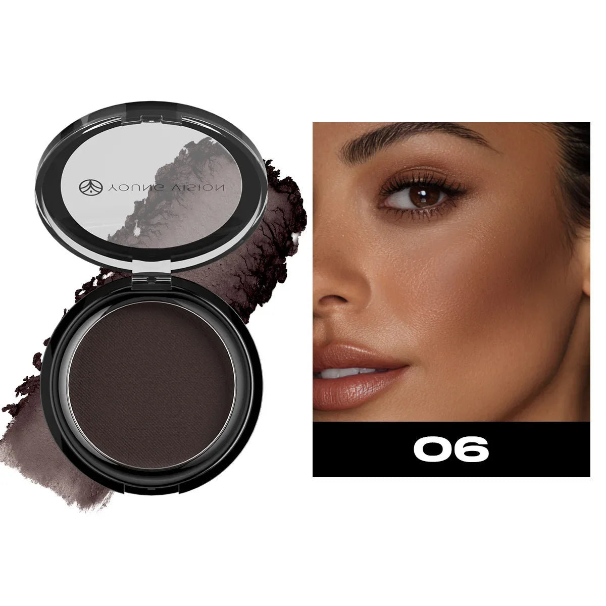 Blushimmer Silky Matte Bronzer Contour Powder palette with shades for face shaping and nose contouring, long-lasting 3D finish.