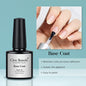 Clou Beaute 15ml semi-permanent gel nail polish with red, black, white, green, and neon colors, featuring velvet top coat and base coat.