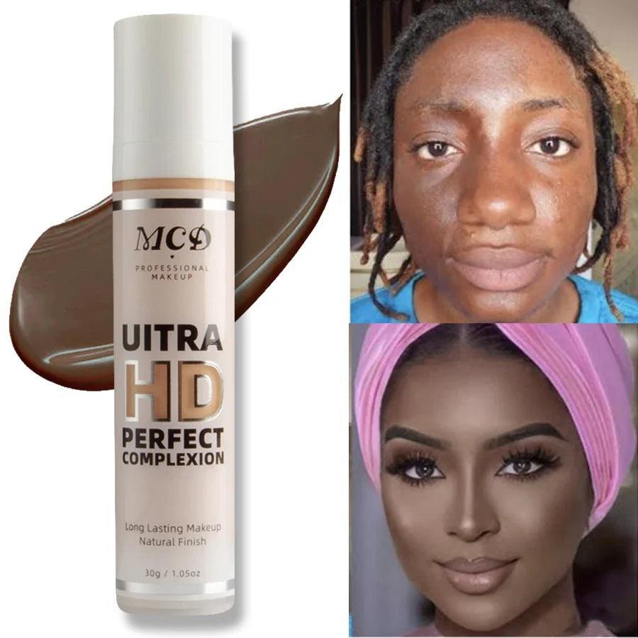 9 Shade Full Coverage Concealer Liquid Foundation  makeup high coverage  Base makeup  cushion Foundation cream  Natural Matte