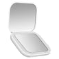 Blushimmer mini portable folding makeup mirror with LED lights, magnifying compact vanity mirror for travel and beauty routines