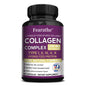 Multi-Collagen Capsules for Men and Women - Hydrolyzed Type I II III V X for Skin, Hair, Nails, Bones, Joints, Nutrition
