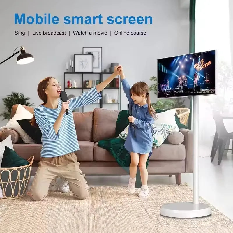 21.5 Inch 4K Smart TV with Stand And Battery Android 13 Incell Touchscreen 4GB+64GB/6GB+128GB Outdoor Live TV