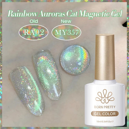 Blushimmer Born Pretty 117 Colors Cat Magnetic Gel Nail Polish 10ml with full coverage, semi-permanent, vibrant nail manicure