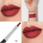 Blushimmer waterproof matte lipliner pencil in red with long-lasting, moisturizing, non-stick lipstick for defined lips makeup.