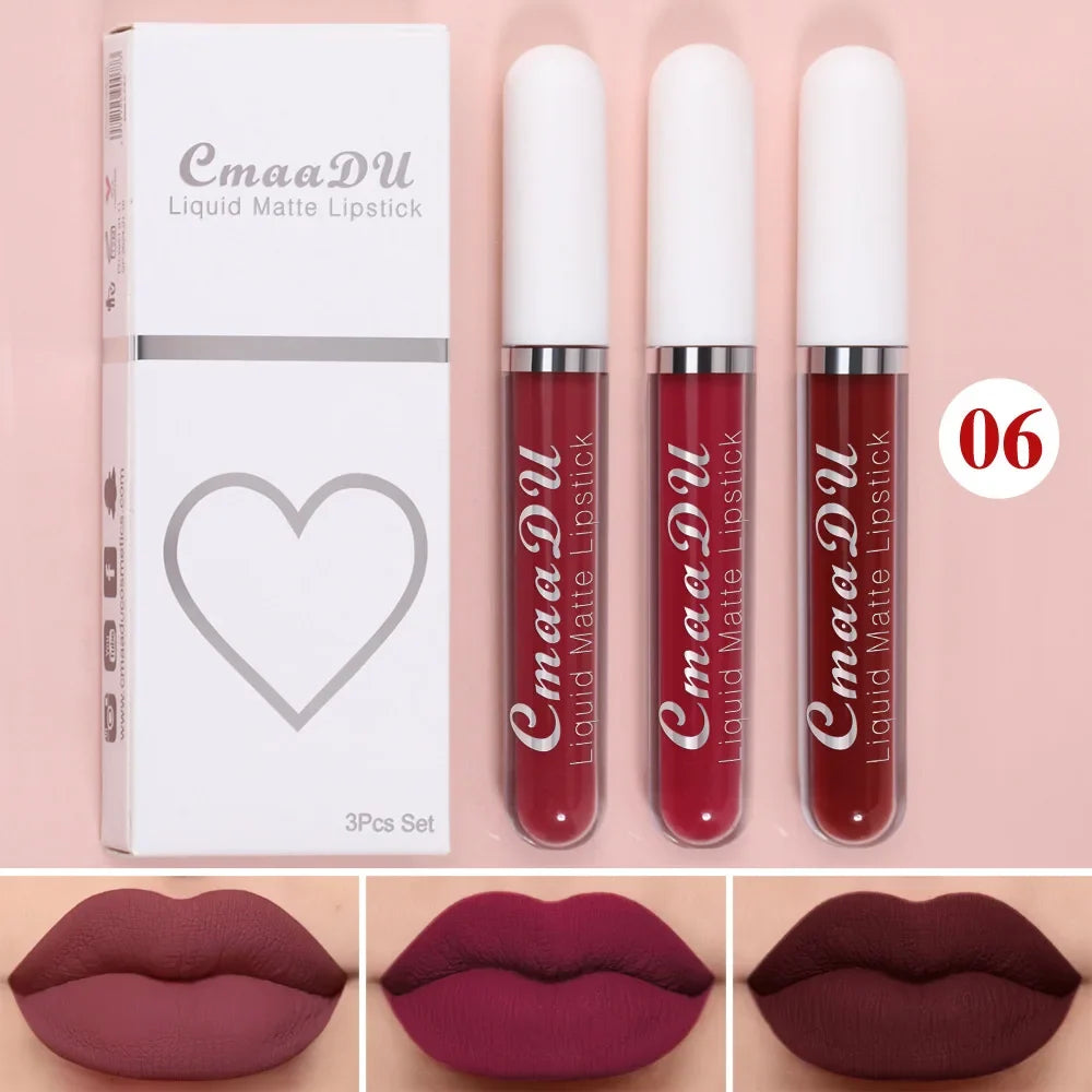 Blushimmer long-lasting velvet matte liquid lipstick in vibrant red, waterproof, nonstick cup lip gloss for women’s beauty makeup