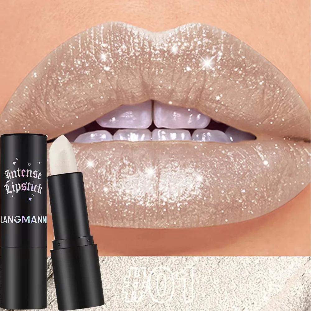 Chocolate brown metallic lipstick by Blushimmer featuring shimmery, long-lasting, waterproof, non-fade glitter lip gloss with pearl sparkle