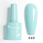 Blushimmer Venalisa HEMA TPO Free Nail Gel Polish with glitter, full coverage pink nude gel for UV and LED French manicures.