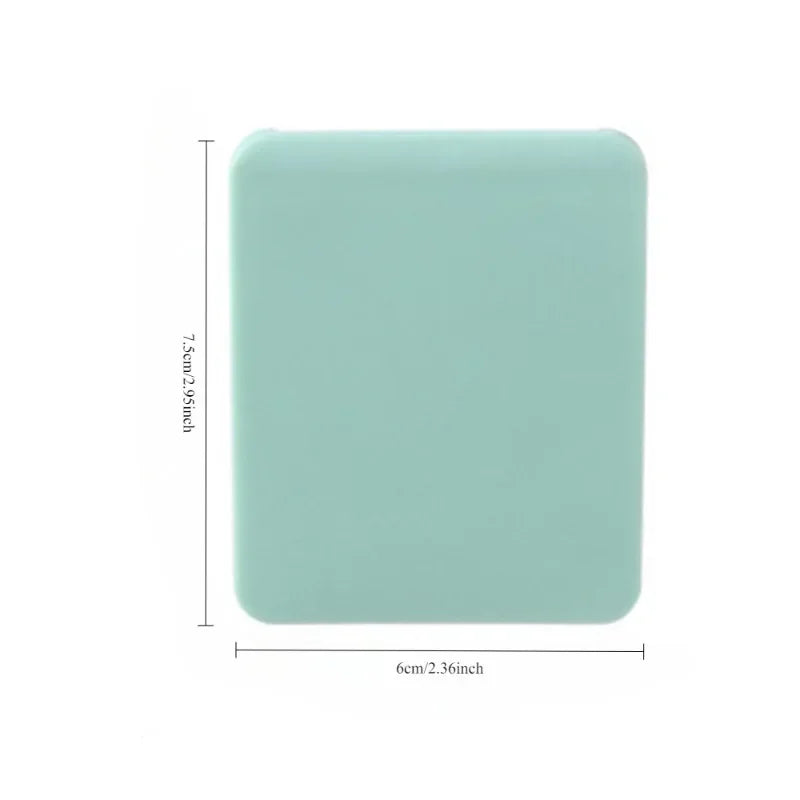 Portable Blushimmer foldable double-sided makeup mirror with compact design, ideal for dorms and gifting.