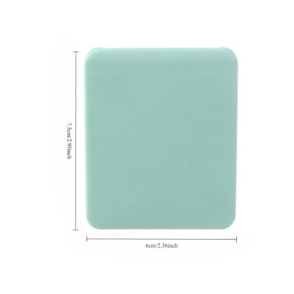 Portable Blushimmer foldable double-sided makeup mirror with compact design, ideal for dorms and gifting.