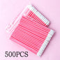 Set of wholesale Blushimmer lip brushes and applicators with brushes for lips, eyelashes, and makeup application on a white background.
