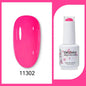 Blushimmer Clou Beaute 15ml neon gel nail polish base and top coat in red, black, white, green with velvet finish, 400 colors available