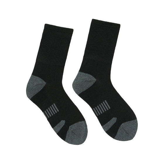 Set of five men's outdoor cycling and running socks from ZuYuan, featuring soft, comfortable, all-season sports sock design.