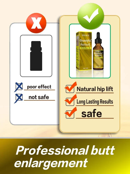 Hip Up Essential Oil Buttock Enlargement Cream Effective Lifting & Firming Butt Hip Lift Beauty Big Ass