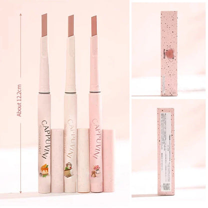 Blushimmer CAPPUVINI matte lip liner pen for outlining lips with waterproof, long-lasting color and precise lipstick application.