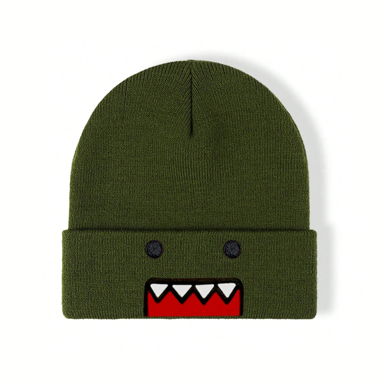 2025New Cartoon Embroidered Knitted Hat Autumn Winter Outdoor Warm Windproof Hip Hop Casual Trendy Style for Men Women