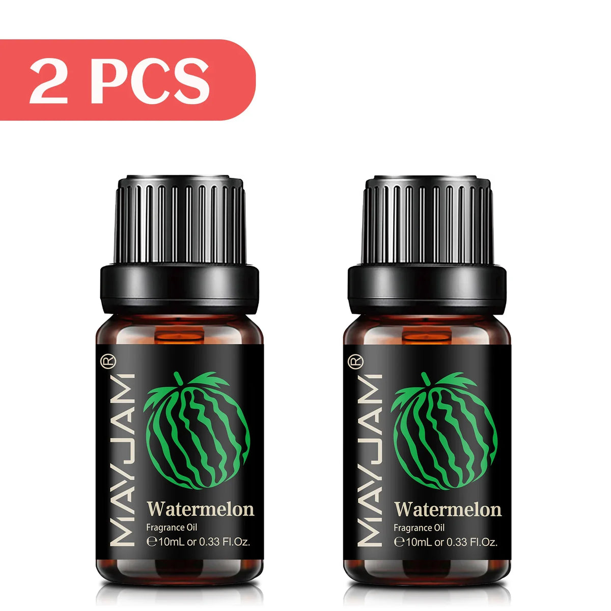 Blushimmer MAYJAM Fruit Essential Oil 10ml with Cherry, Banana, Papaya, Grape, Litchi, Guava, Kiwifruit, Pear, Fig scent for diffuser and candles.